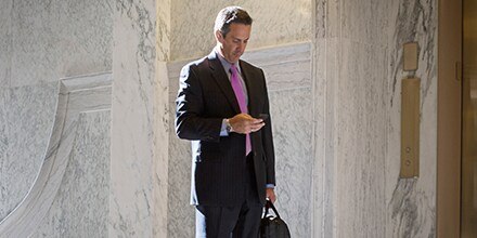 Businessman with phone