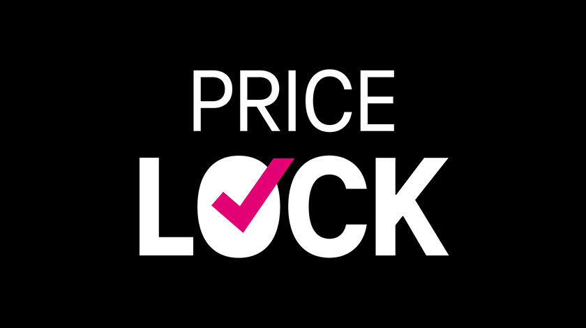 Lock up of “Price Lock” logo