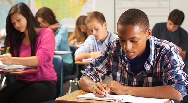 Students in classroom