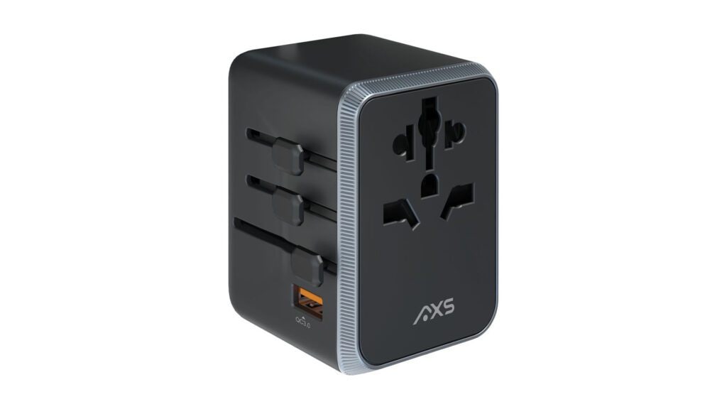 Image of a AXS International Adapter against a white background.