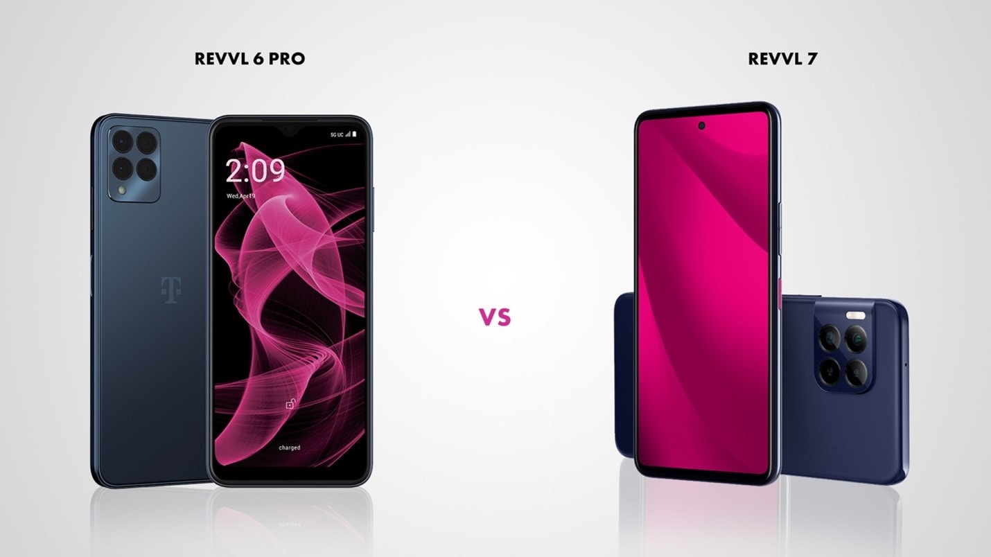 t mobile revvl v  5g vs revvl 6 t mobile 5g specs
