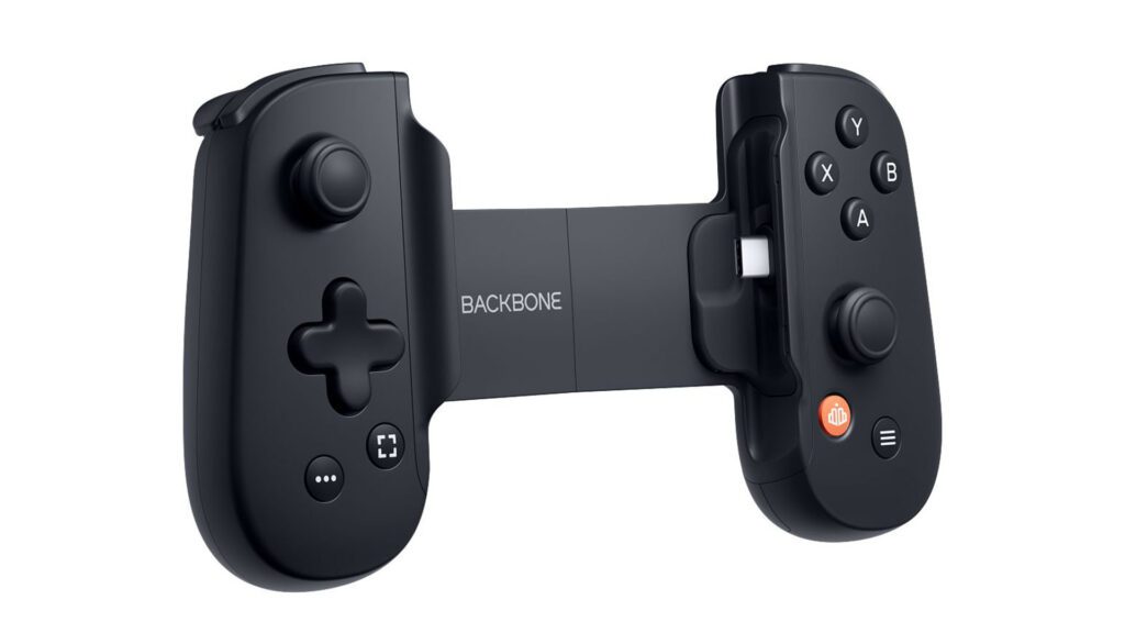 Image of a Backbone One Controller against a white background.