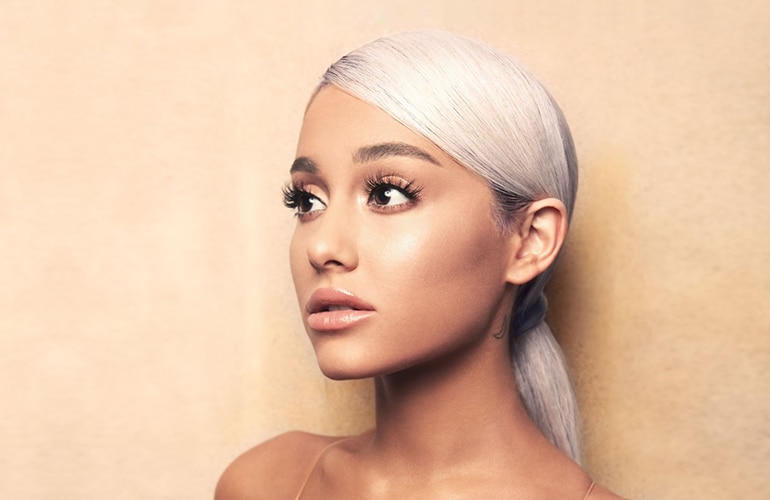 Ariana Grande Visits the 'Sweetener' Experience in New York City