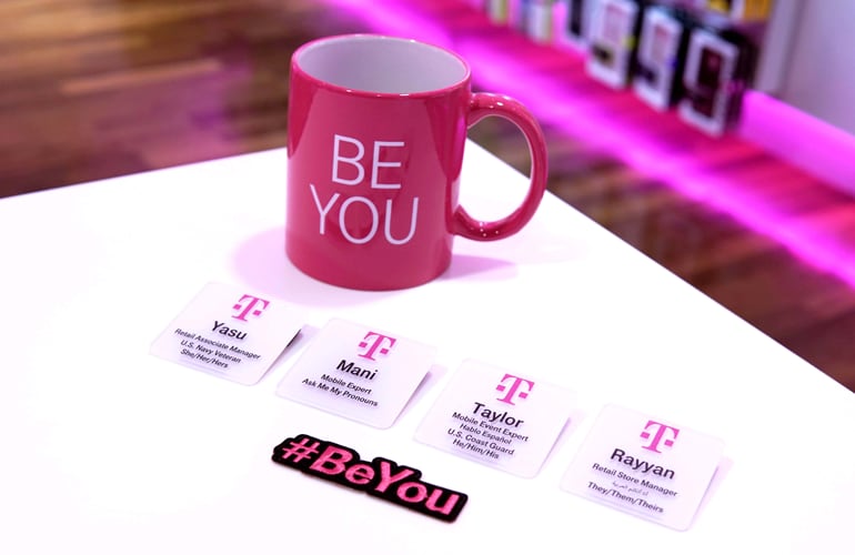 Another Way To Beyou T Mobile Brings Gender Pronouns To Retail Stores T Mobile Newsroom