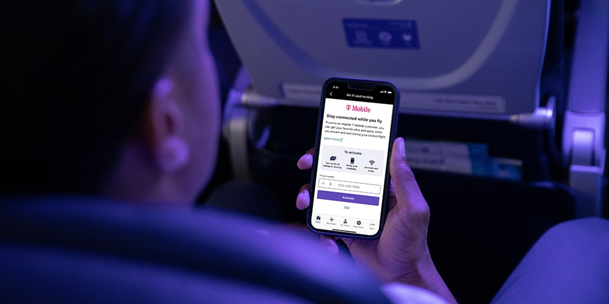 T‑Mobile Expands In‑flight Coverage to United Airlines ‑ T‑Mobile 