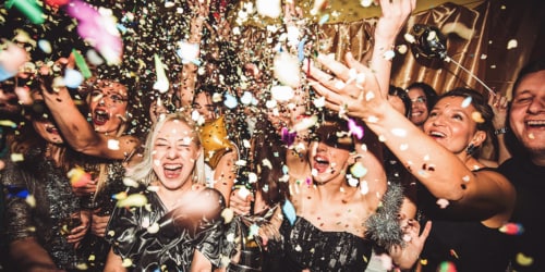 people celebrating new years