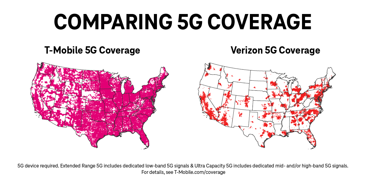 TMobile Expands Leading 5G Network with Additional Coverage and