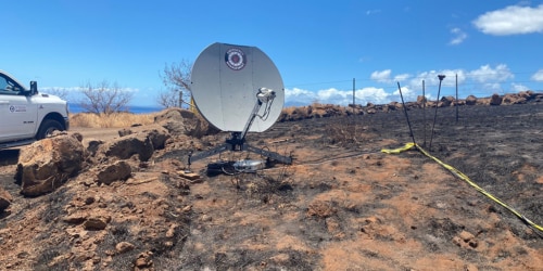 satellite in maui