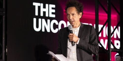 Malcolm Gladwell on stage