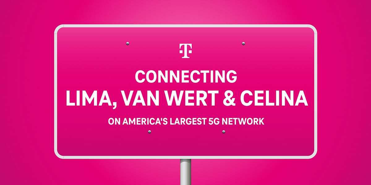 Lima, Van Wert and Celina, TMobile's Updated Its Network with Even