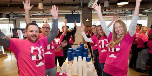 A Culture of Giving Back: T‑Mobile Employees Volunteer Over 21,000 