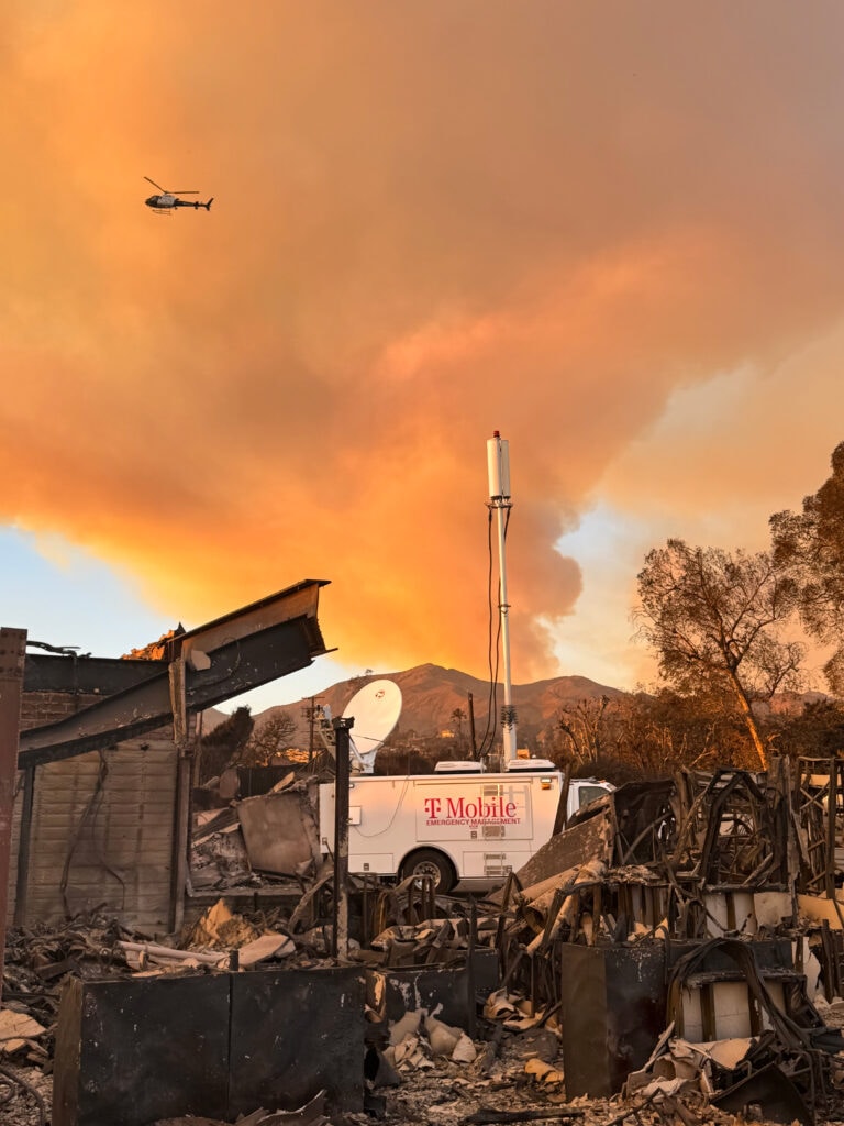T-Mobile SatCOLT Los Angeles Fire Department Station 69 January 2025