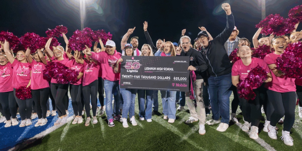 The Lebanon Warriors at halftime during the school's Top 25 game celebration in October.