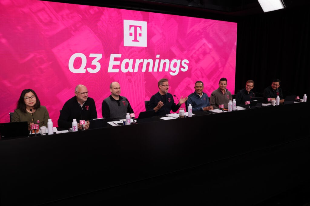 T-Mobile Q3 FY 2025 earnings call, Thursday, Oct. 23, 2025 in New York. (Jason DeCrow/AP Content Services for T-MOBILE)