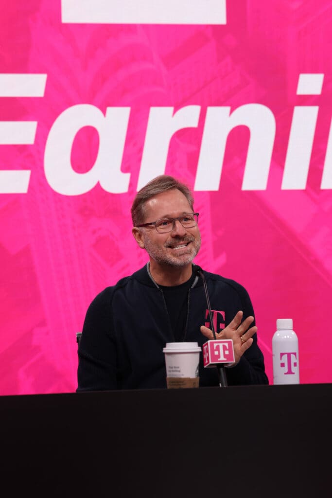 T-Mobile Q3 FY 2025 earnings call, Thursday, Oct. 23, 2025 in New York. (Jason DeCrow/AP Content Services for T-MOBILE)