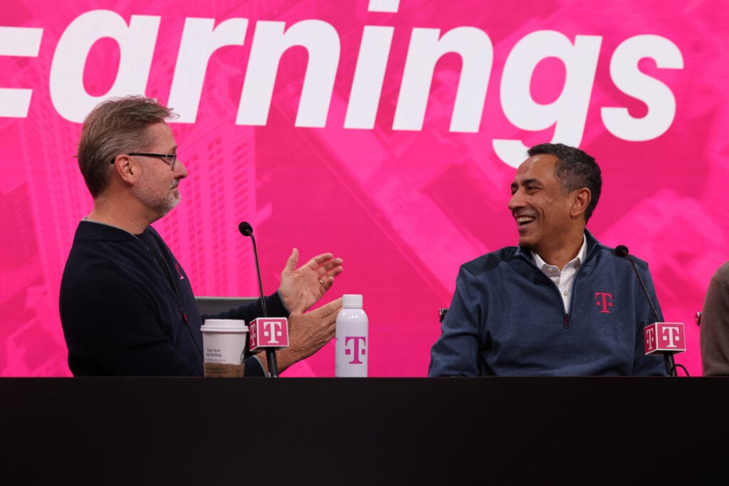 T-Mobile Q3 FY 2025 earnings call, Thursday, Oct. 23, 2025 in New York. (Jason DeCrow/AP Content Services for T-MOBILE)