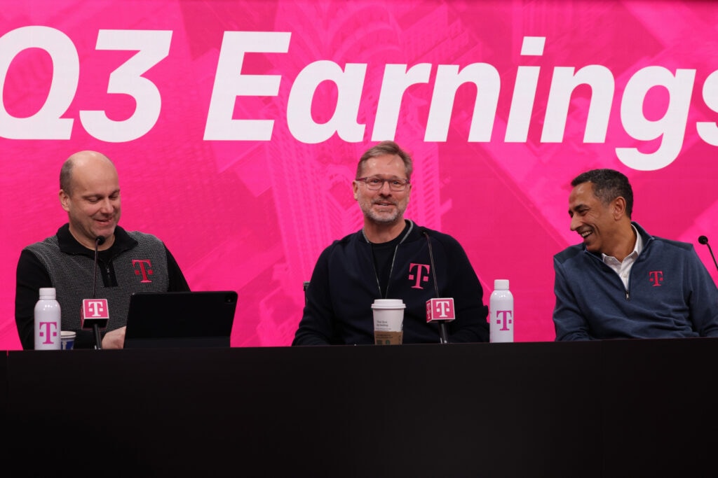 T-Mobile Q3 FY 2025 earnings call, Thursday, Oct. 23, 2025 in New York. (Jason DeCrow/AP Content Services for T-MOBILE)