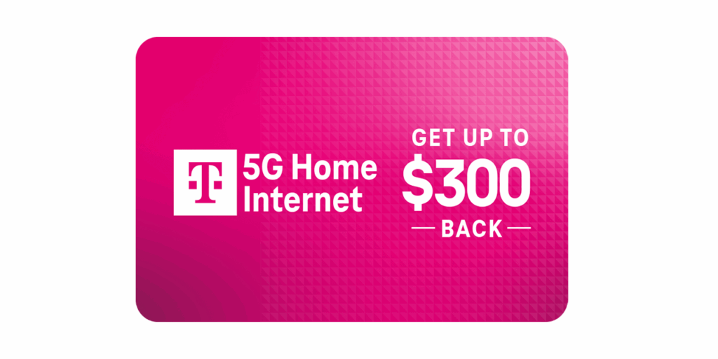 Recibe una tarjeta Mastercard virtual prepago de $300 al cambiarte al plan All-In de Internet Residencial 5G de T-Mobile, ya sea en línea o a través de la app T-Life.