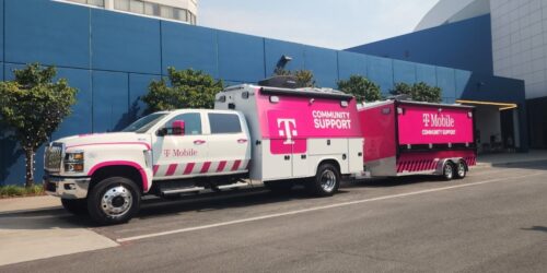 T-Mobile Community Support Truck and Trailer at Spokane Convention Center, August 2026
