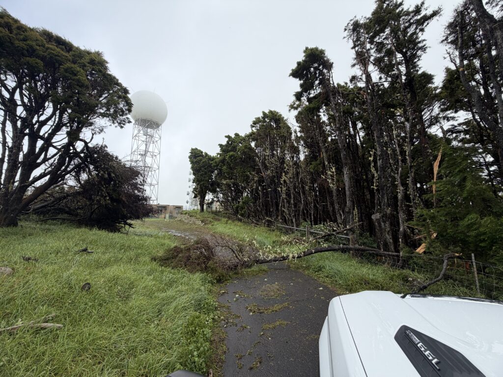 Storm Lala impacts in Hawaii, 8/16/26