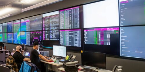 T-Mobile Business Operations Center monitoring storms and more