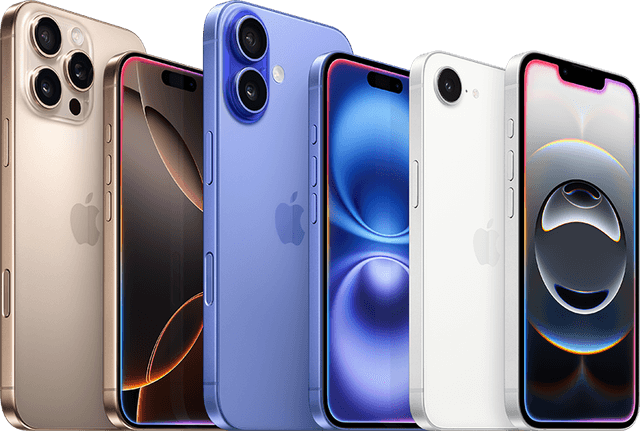 Lineup of phones
